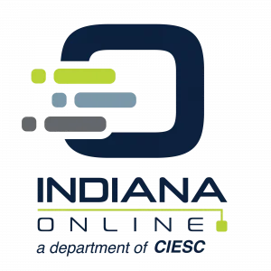 Indiana Online Logo - stacked