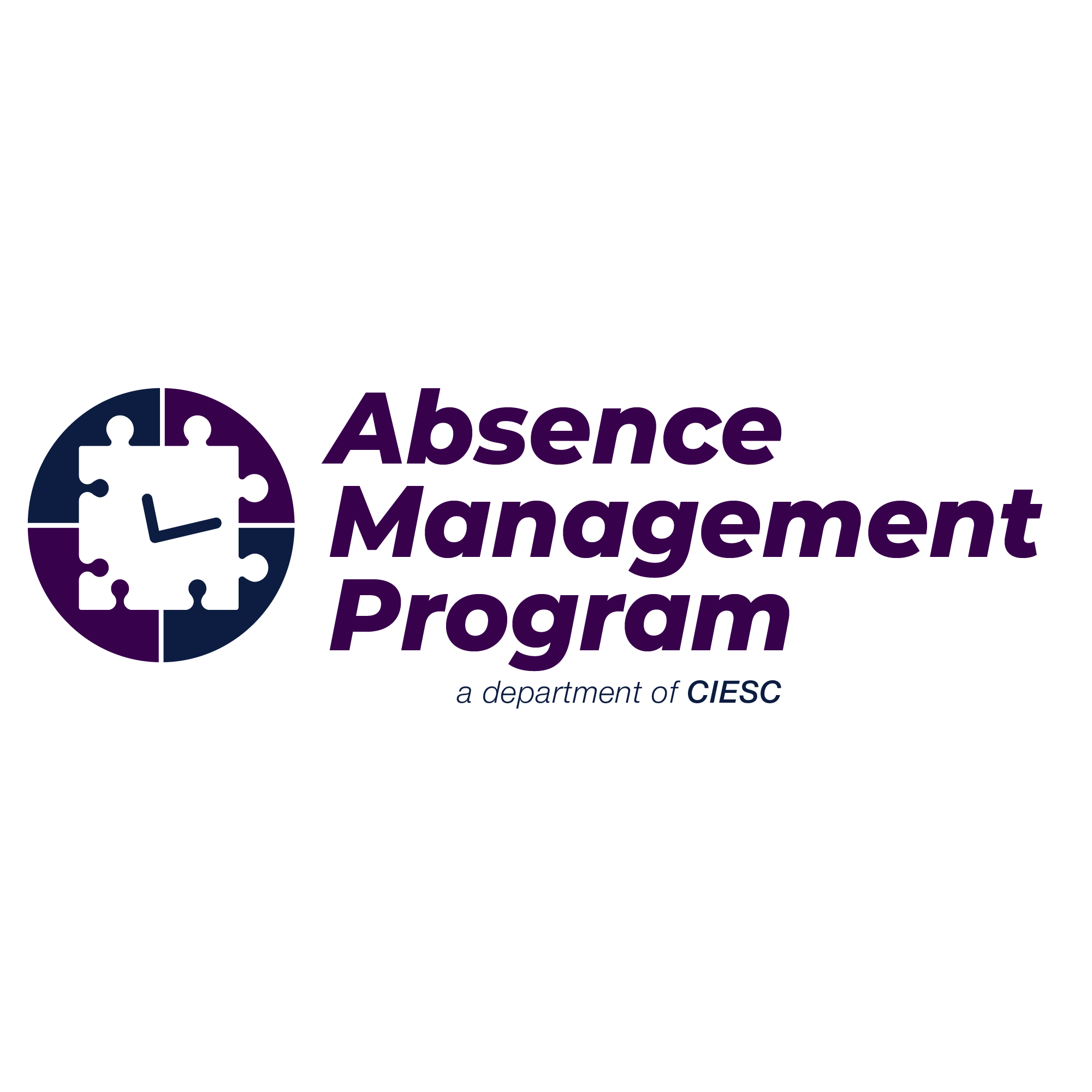 Absence Management Program Logo - Color - Tagline - square