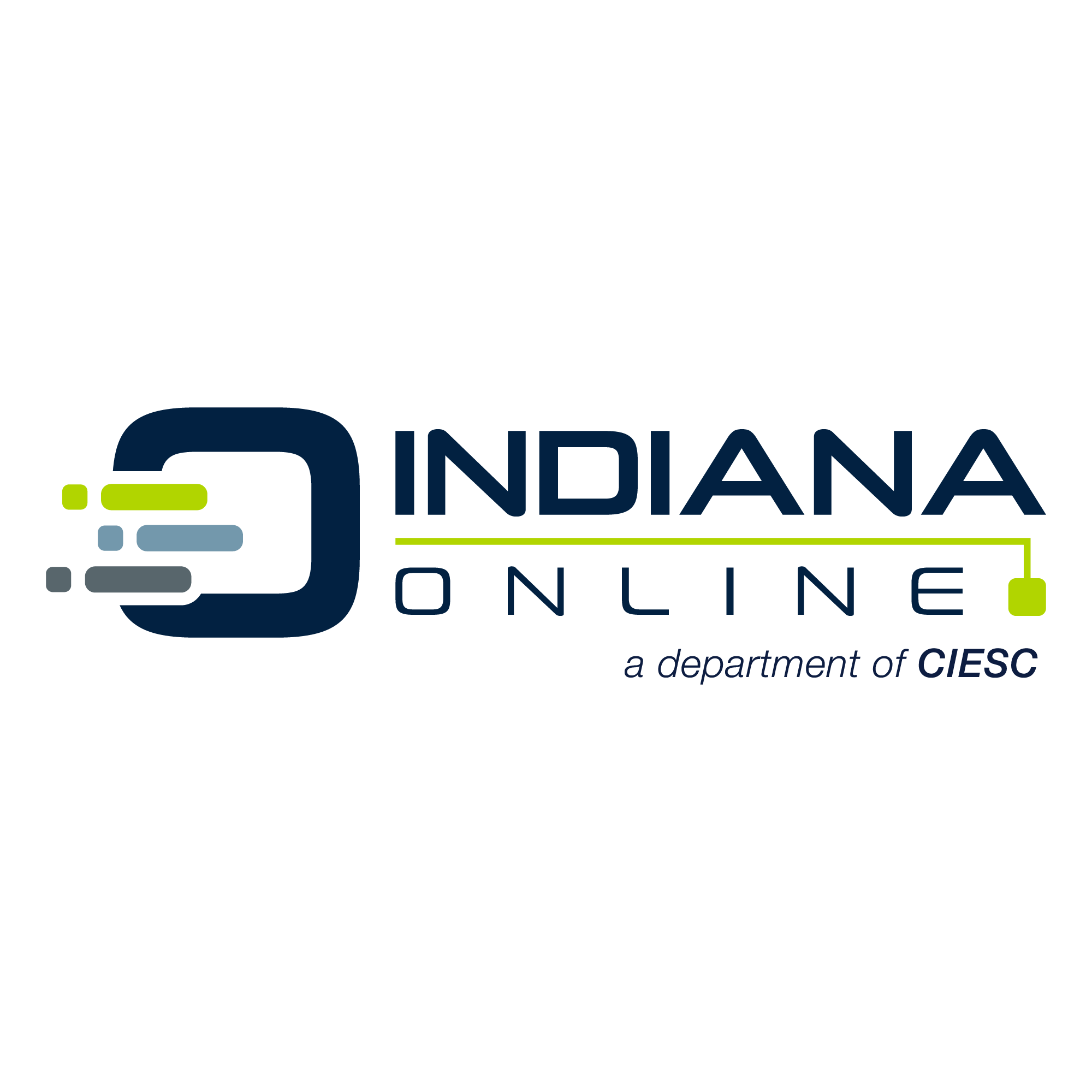 Indiana Online Logo - Color - Tagline - square